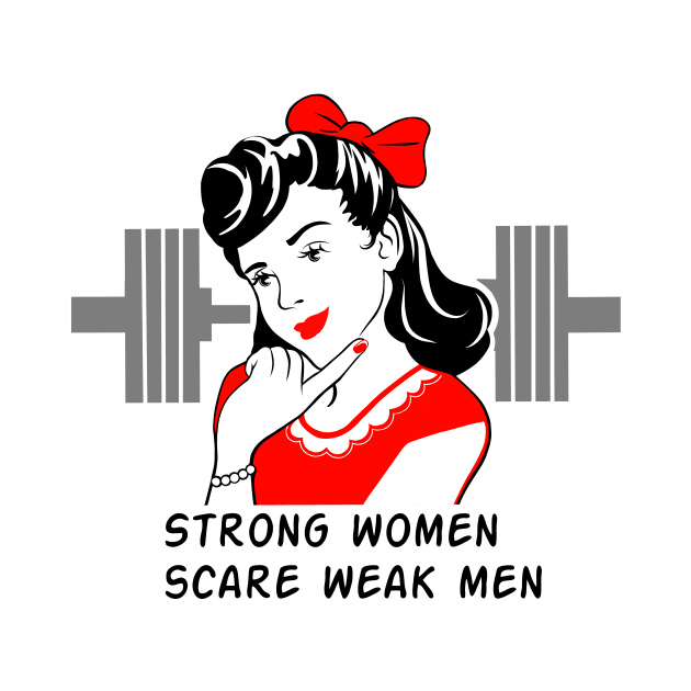 Strong women scare weak men by TimAddisonArt