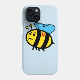 Cute angry bee Phone Case