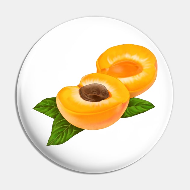 Apricot Pin by Antonydraws