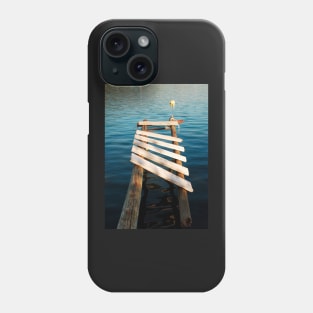 Boardwalk in Bakar Harbour Phone Case