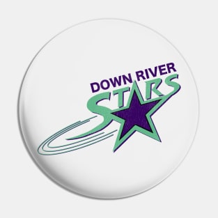 Defunct Downriver Stars Hockey Team Pin