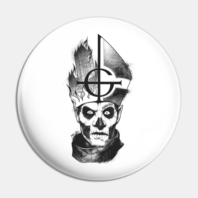 Papa Emeritus II Pin by Ad_inferi_