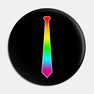 LGBT Rainbow Neck Tie Pin