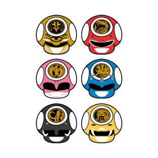 Mighty Morphin Power Shrooms (V1) T-Shirt