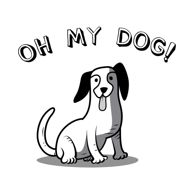 cute cartoon beagle dog by walterorlandi