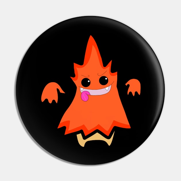 The flame fire red angry Pin by FzyXtion