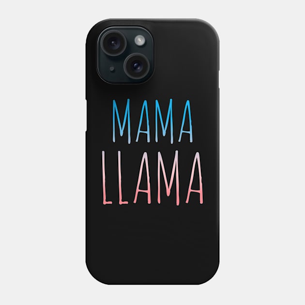 Mama Llama Phone Case by GwennyDon'tCare