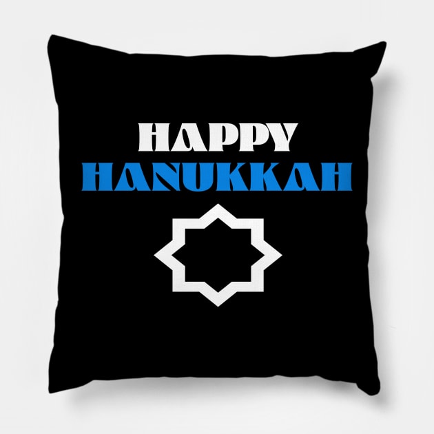 Hanukkah Graphic Pillow by LupiJr