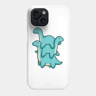 Dino tower, long neck, Dinosaurus. Phone Case