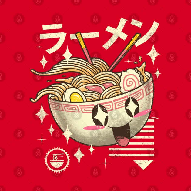 Kawaii Ramen by Vincent Trinidad Art