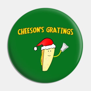 Santa's cheesy little helper Pin