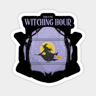 Witching Hour Halloween Gifts Magnet