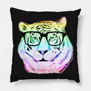 Rainbow Tiger Pillow