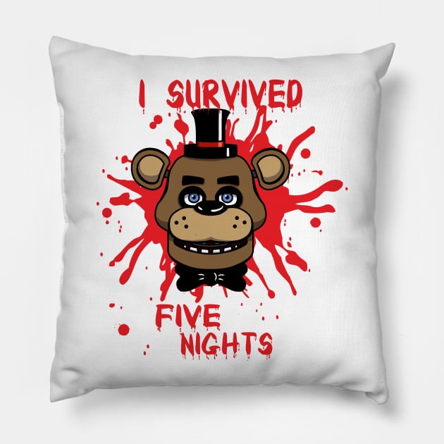 I survived five nights Pillow by anghela