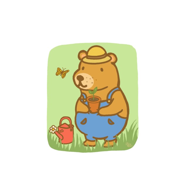 Maurice the Bear - Gardener by KatiaMart