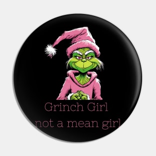 Grinch girl baby Pin