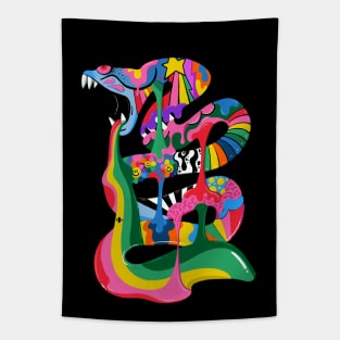 Colourful Snake Tapestry