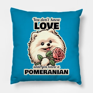 Pomeranian Valentine's day Pillow