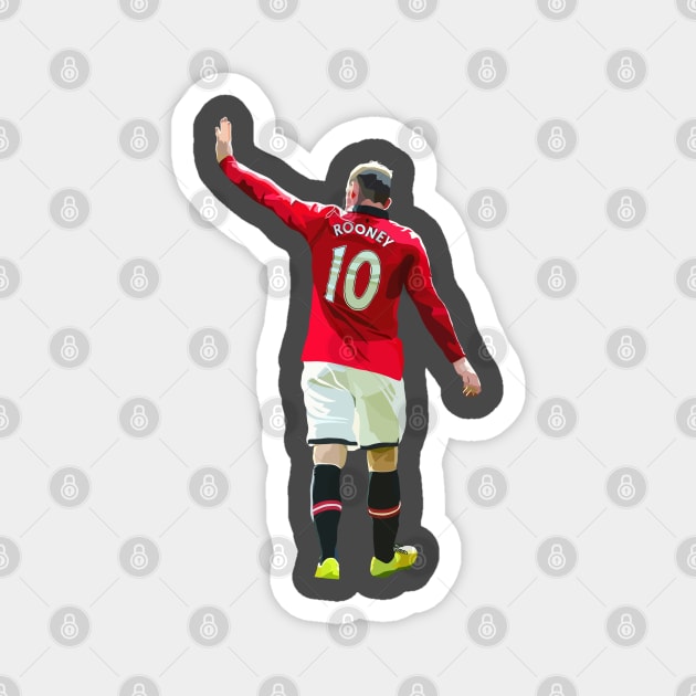 Wayne Rooney Magnet by Webbed Toe Design's