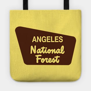 Angeles National Forest sign Tote