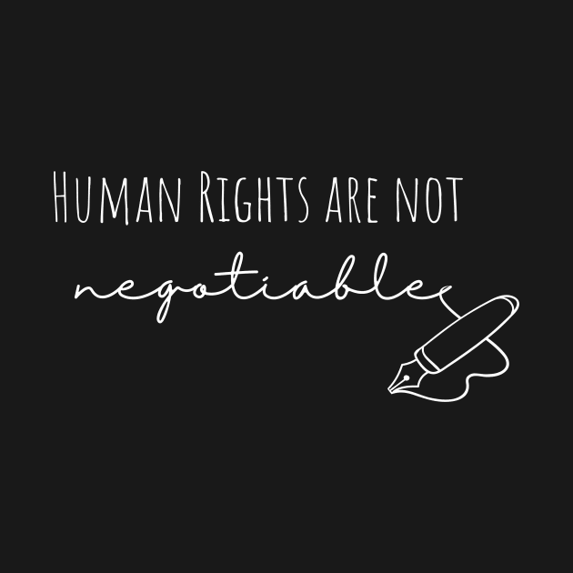 Minimalist Human rights shirt by GROOVYUnit