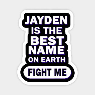 Jayden Pregnancy Birthday Name Magnet