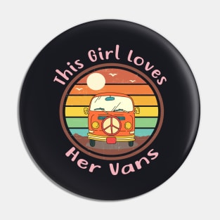 Girls Love Vans 1 Pin