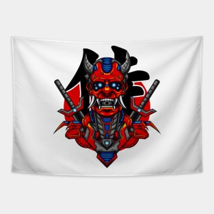 Mecha Samurai 01 Tapestry