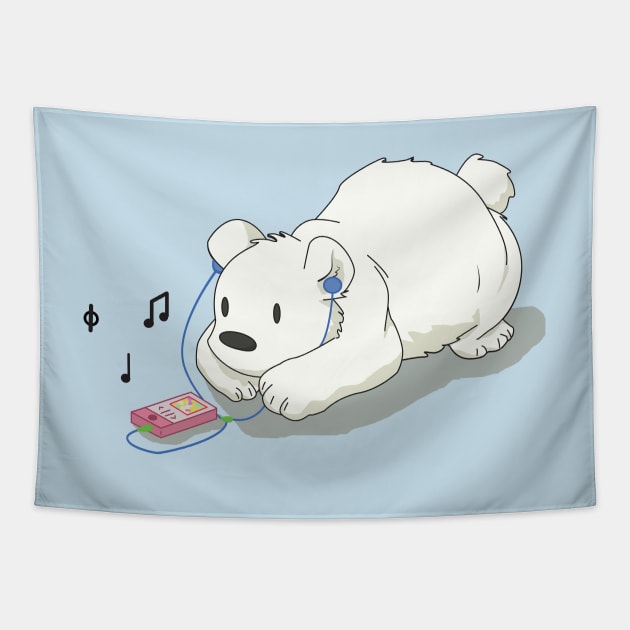 Polar Beats Tapestry by CloudWalkerDesigns