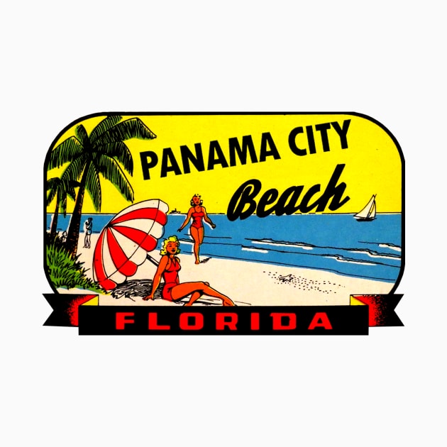 Panama City Beach Florida Vintage by Hilda74