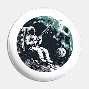 Funny Astronaut Pin
