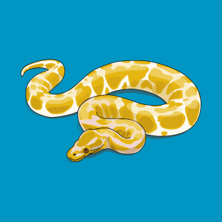 Burmese python snake cartoon illustration T-Shirt