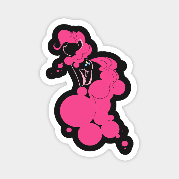 Bubbly Pink Magnet by BambooDog