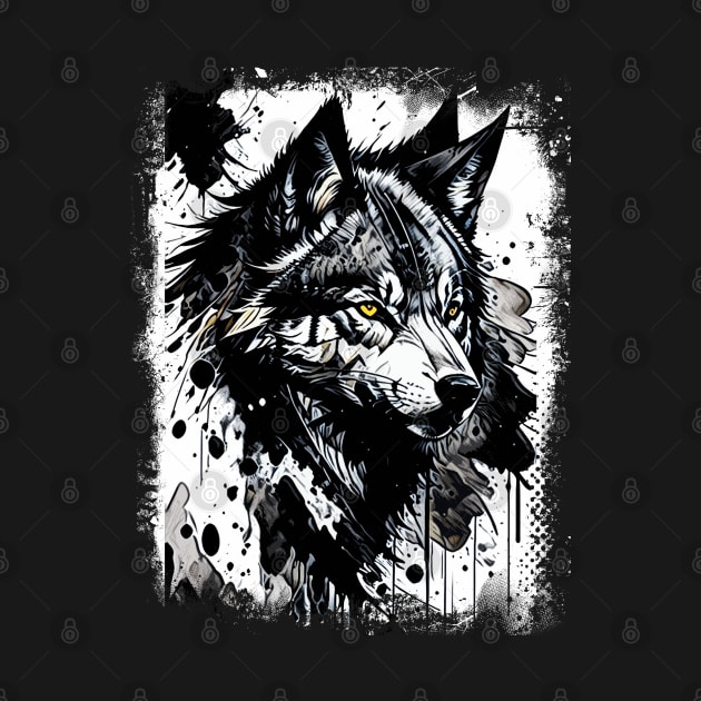 You Gotta Be A Wolf - Alonzo Harris [Training Day] Alpha Animal Beast Splatter Style by Naumovski