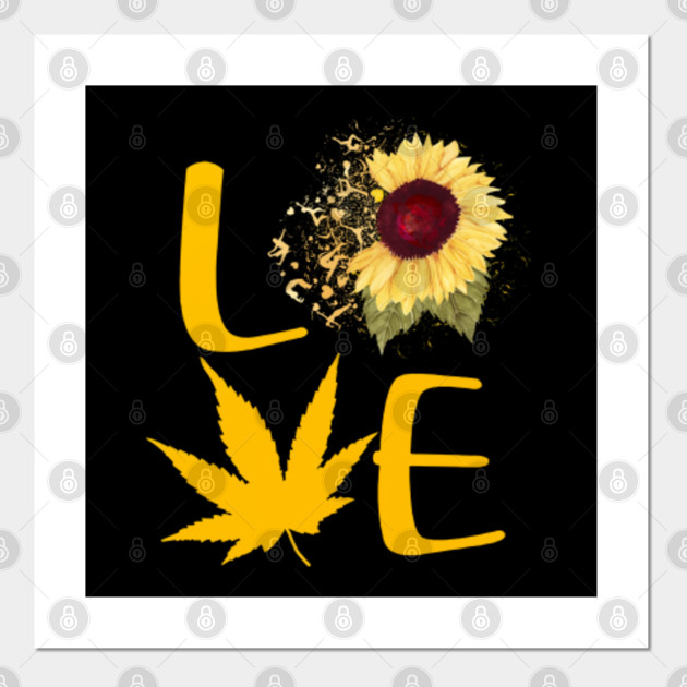 Love Sunflower Yoga Pose Yoga Lover Affiche Et Impression D Art Teepublic Fr