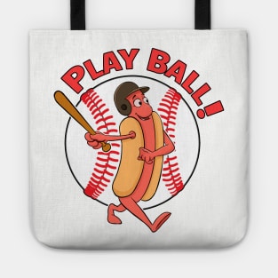 Hot Dog Baseball- Play Ball Tote