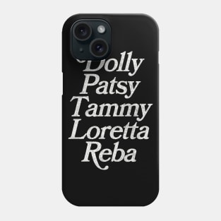 Country Legends / Retro Style Country Music Fan Design Phone Case