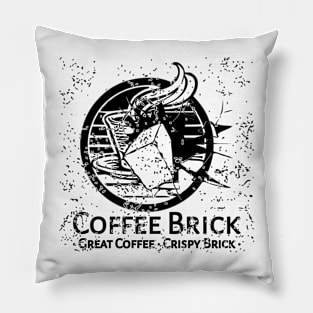 Coffee Brick Pillow