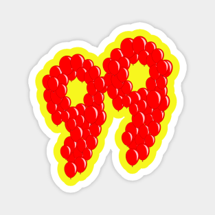 Luftballons Magnet