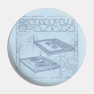 Simple Plan - Technical Drawing Pin