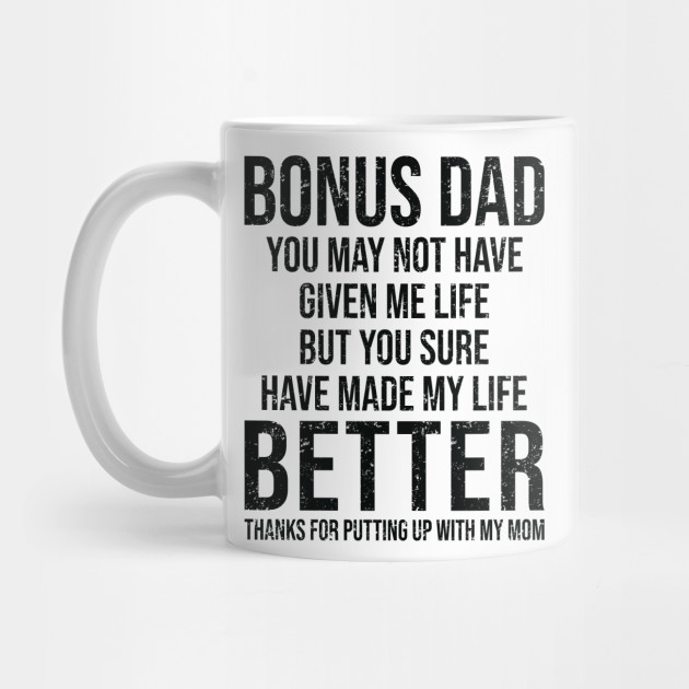 Dear Bonus Dad Personalized Travel Mug, Thank you Step Dad, Father's D -  PersonalFury