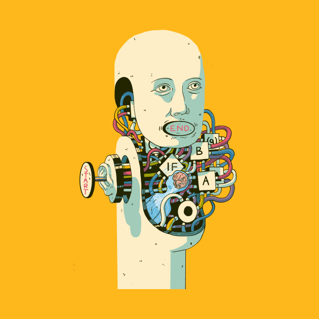 AI therapist by A N Illustration