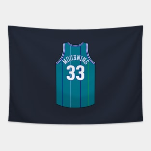 Alonzo Mourning Charlotte Jersey Qiangy Tapestry