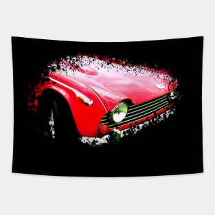 Triumph TR250 1960s British classic car elements Tapestry