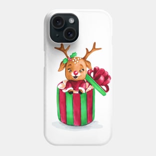 Christmas Reindeer cake Phone Case