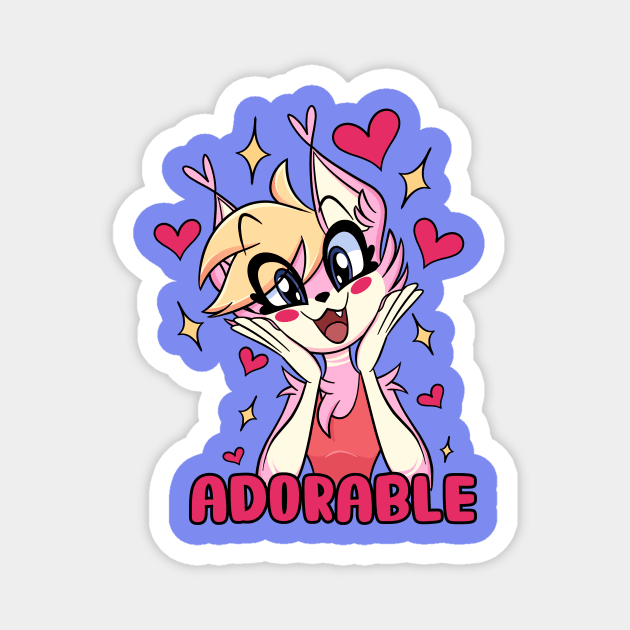 Adorable Magnet by Shelly Kitten