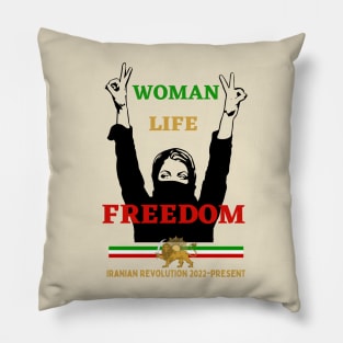 Iranian Revolution for freedom. Pillow