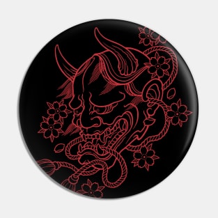 Hannya Mask (Rage Edition) Pin