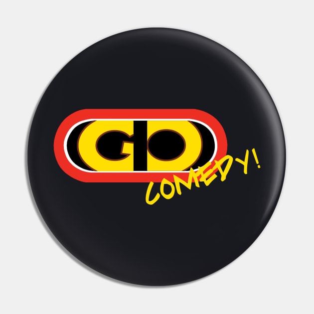 GO Rocks Pin by gocomedyimprov