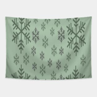 Christmas Snowflakes Tapestry